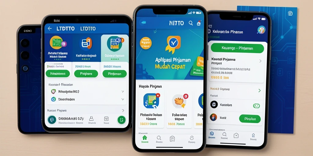 Antarmuka aplikasi LTDTOTO yang sederhana dan mudah digunakan.