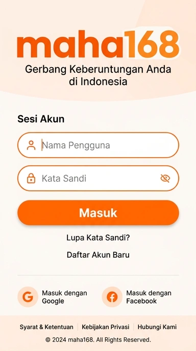 Panduan Login Akun maha168 untuk Pengguna Android